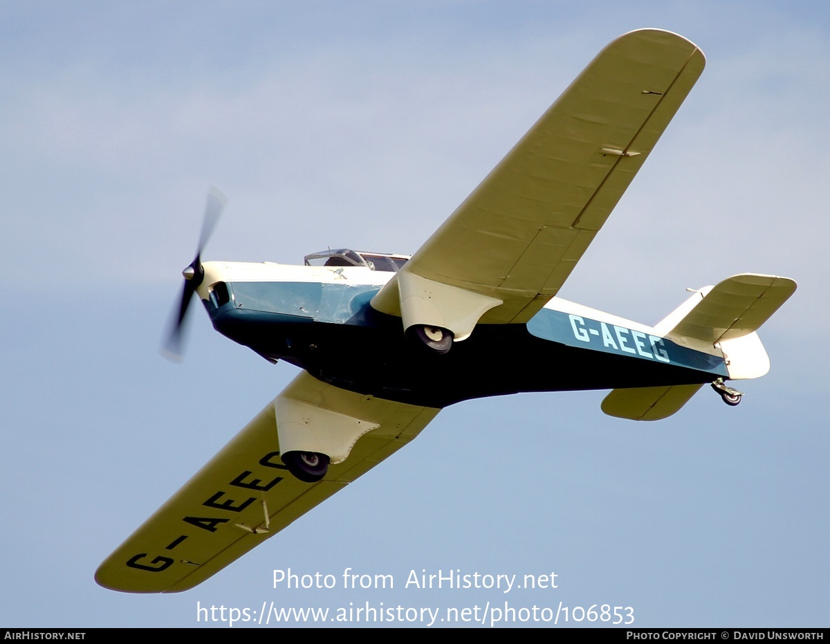 Aircraft Photo of G-AEEG | Miles M.3A Falcon Major | AirHistory.net #106853