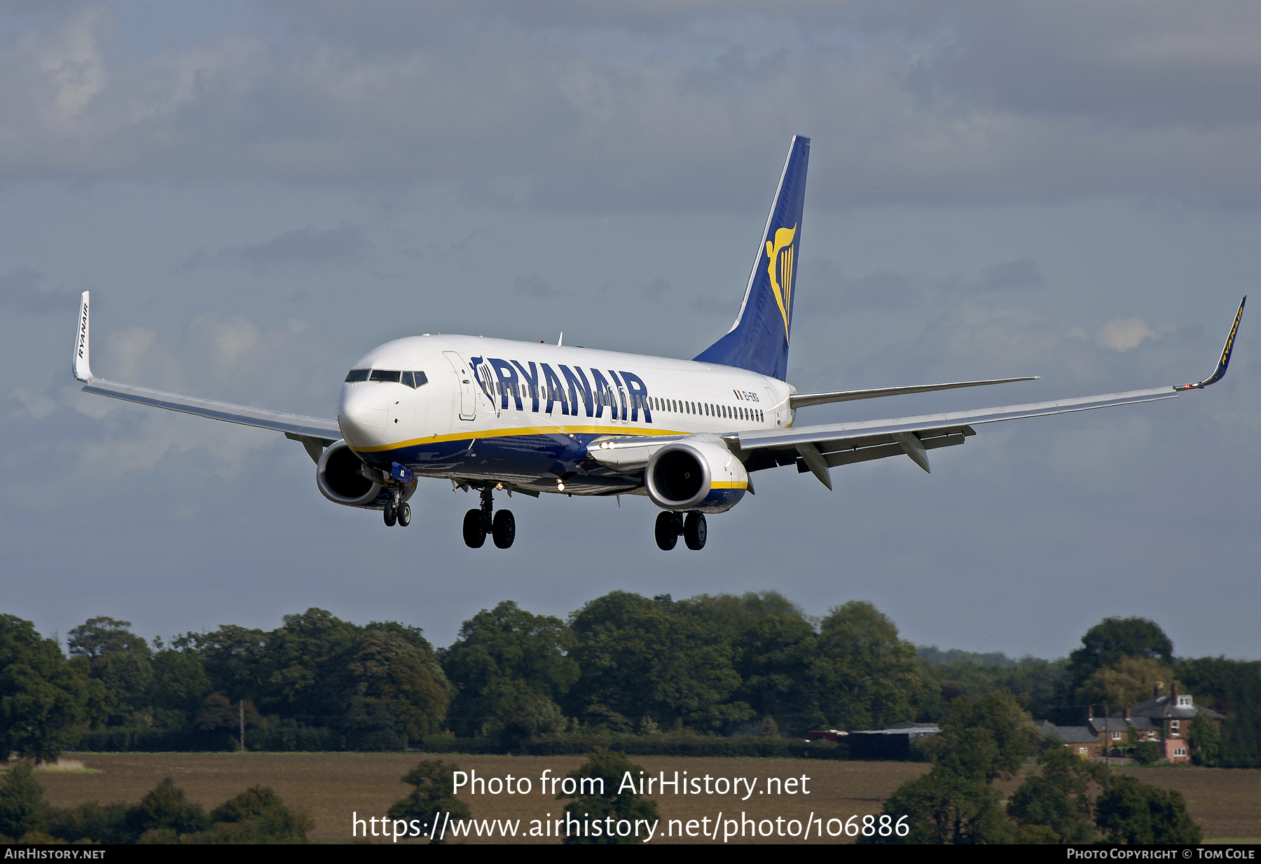 Aircraft Photo of EI-EKG | Boeing 737-8AS | Ryanair | AirHistory.net #106886