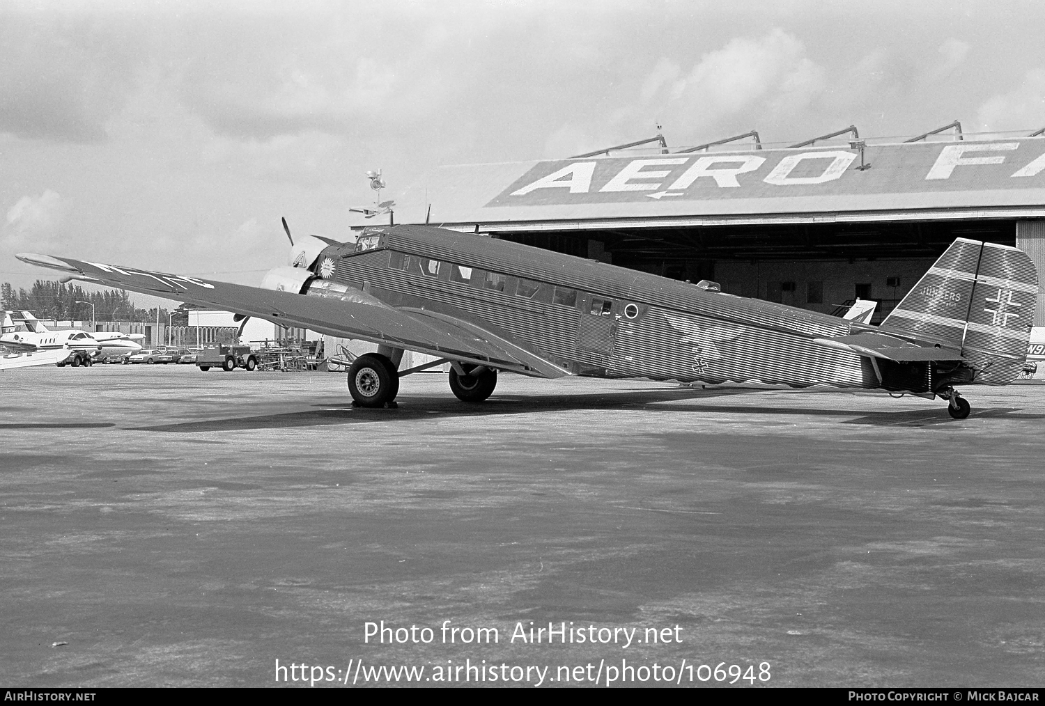 Aircraft Photo of N52JU | Junkers Ju 52/3m g8e | Germany - Air Force | AirHistory.net #106948