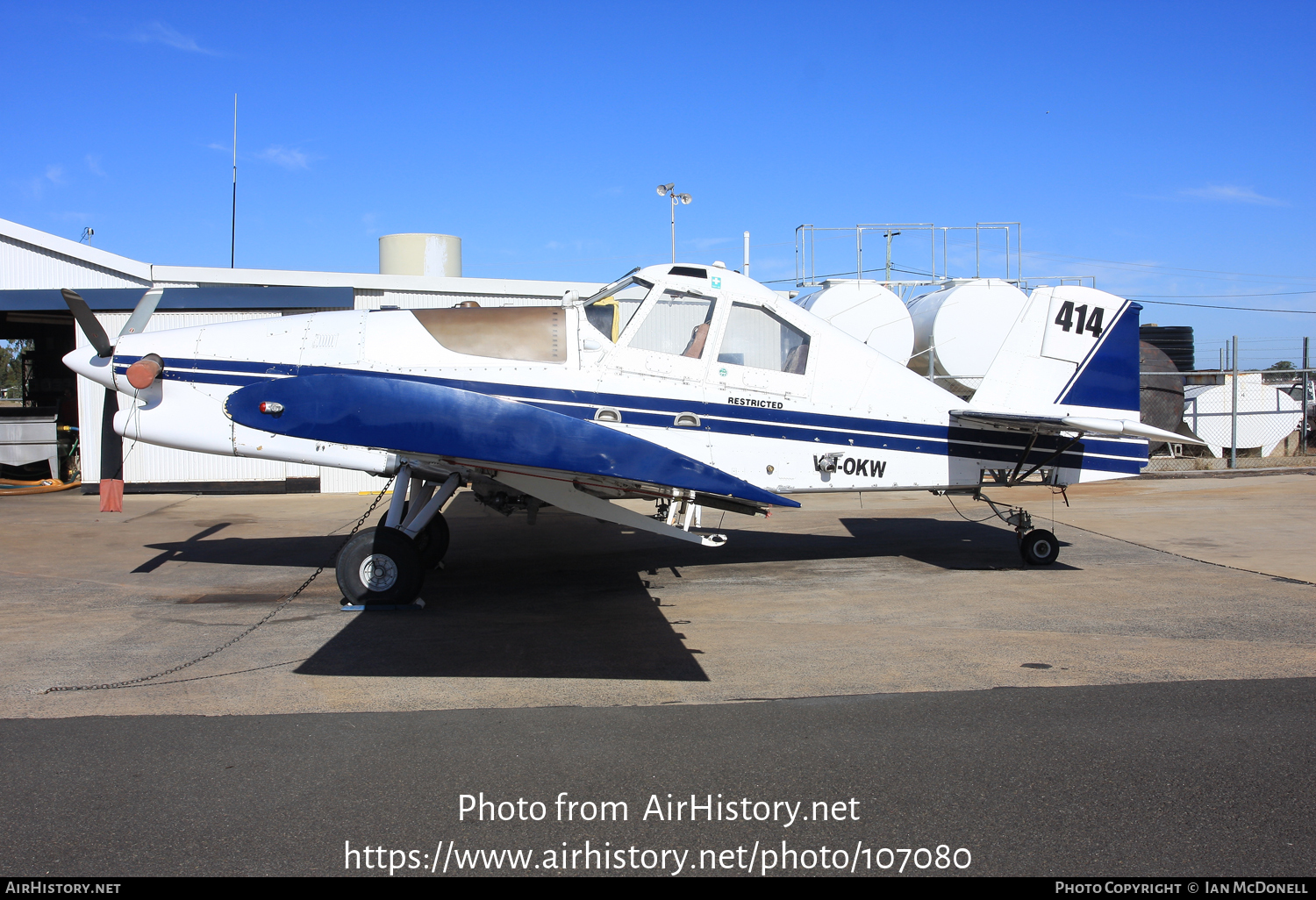 Aircraft Photo of VH-OKW | Ayres S2R-T34 Turbo Thrush | AirHistory.net #107080