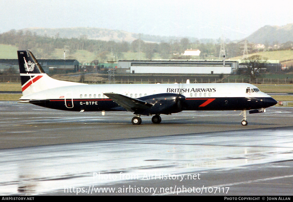 Aircraft Photo of G-BTPE | British Aerospace ATP | British Airways | AirHistory.net #107117