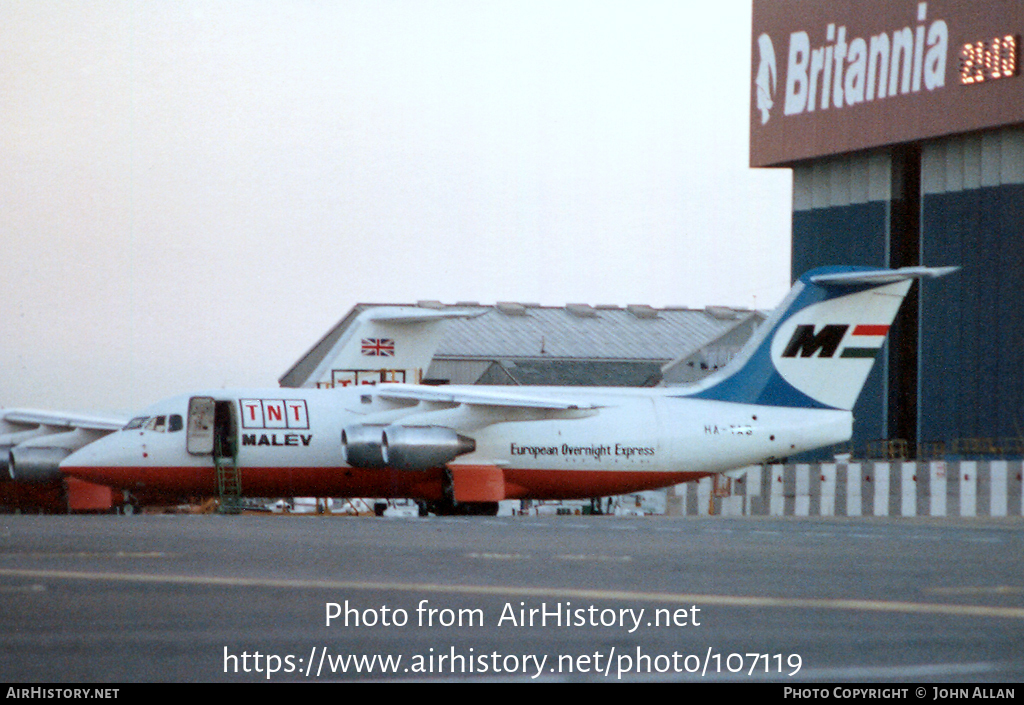 Aircraft Photo of HA-TAB | British Aerospace BAe-146-200QT Quiet Trader | TNT Express | AirHistory.net #107119