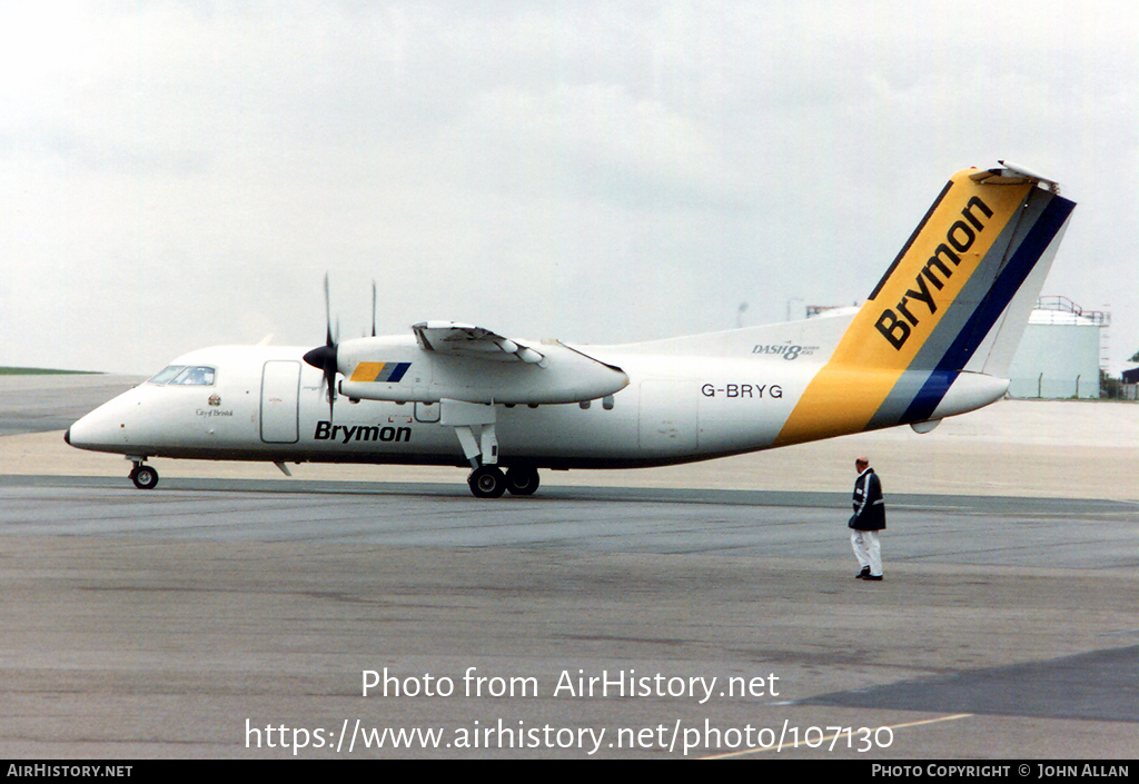 Aircraft Photo of G-BRYG | De Havilland Canada DHC-8-102 Dash 8 | Brymon Airways | AirHistory.net #107130