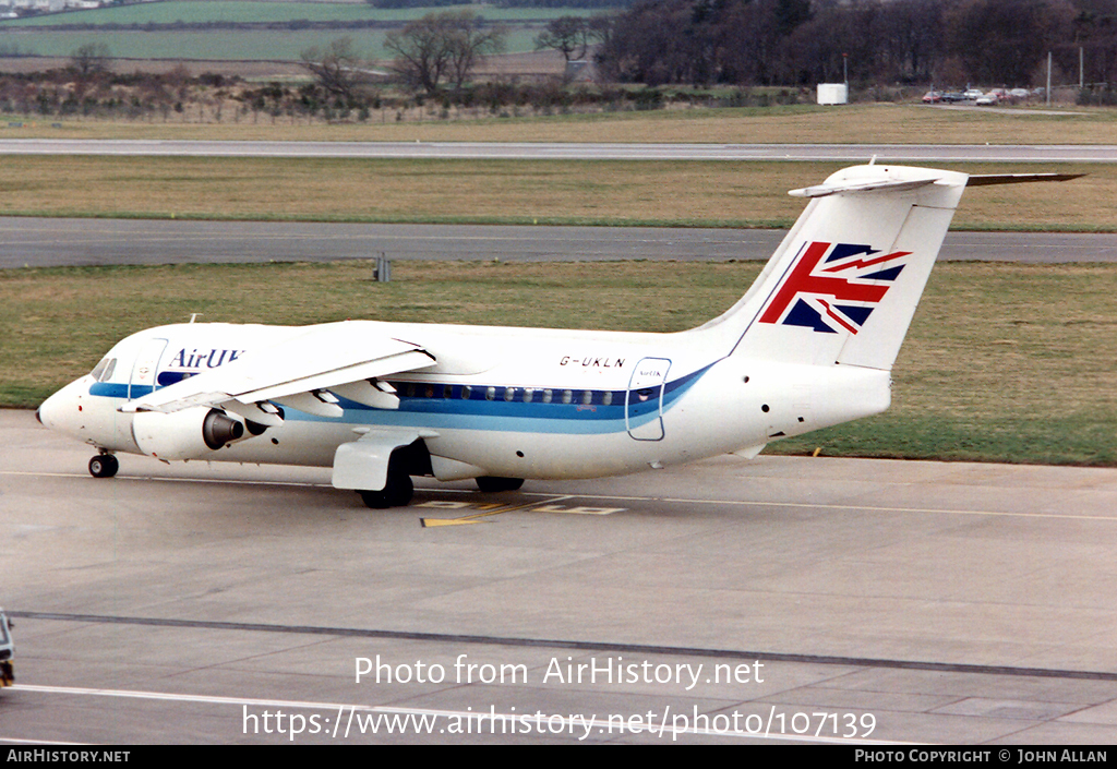 Aircraft Photo of G-UKLN | British Aerospace BAe-146-200 | Air UK | AirHistory.net #107139