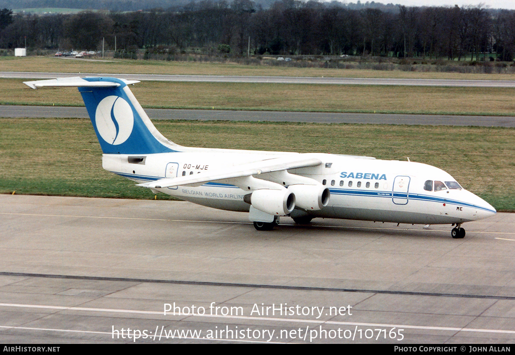 Aircraft Photo of OO-MJE | British Aerospace BAe-146-200 | Sabena | AirHistory.net #107165