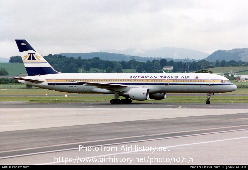 Aircraft Photo of N757AT | Boeing 757-212 | American Trans Air - ATA | AirHistory.net #107171