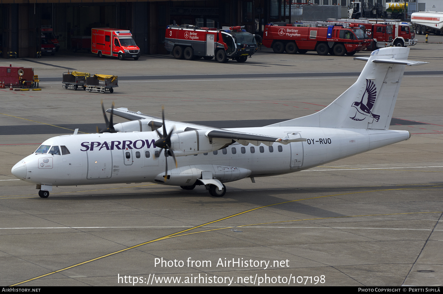 Aircraft Photo of OY-RUO | ATR ATR-42-500 | Sparrow Aviation | AirHistory.net #107198