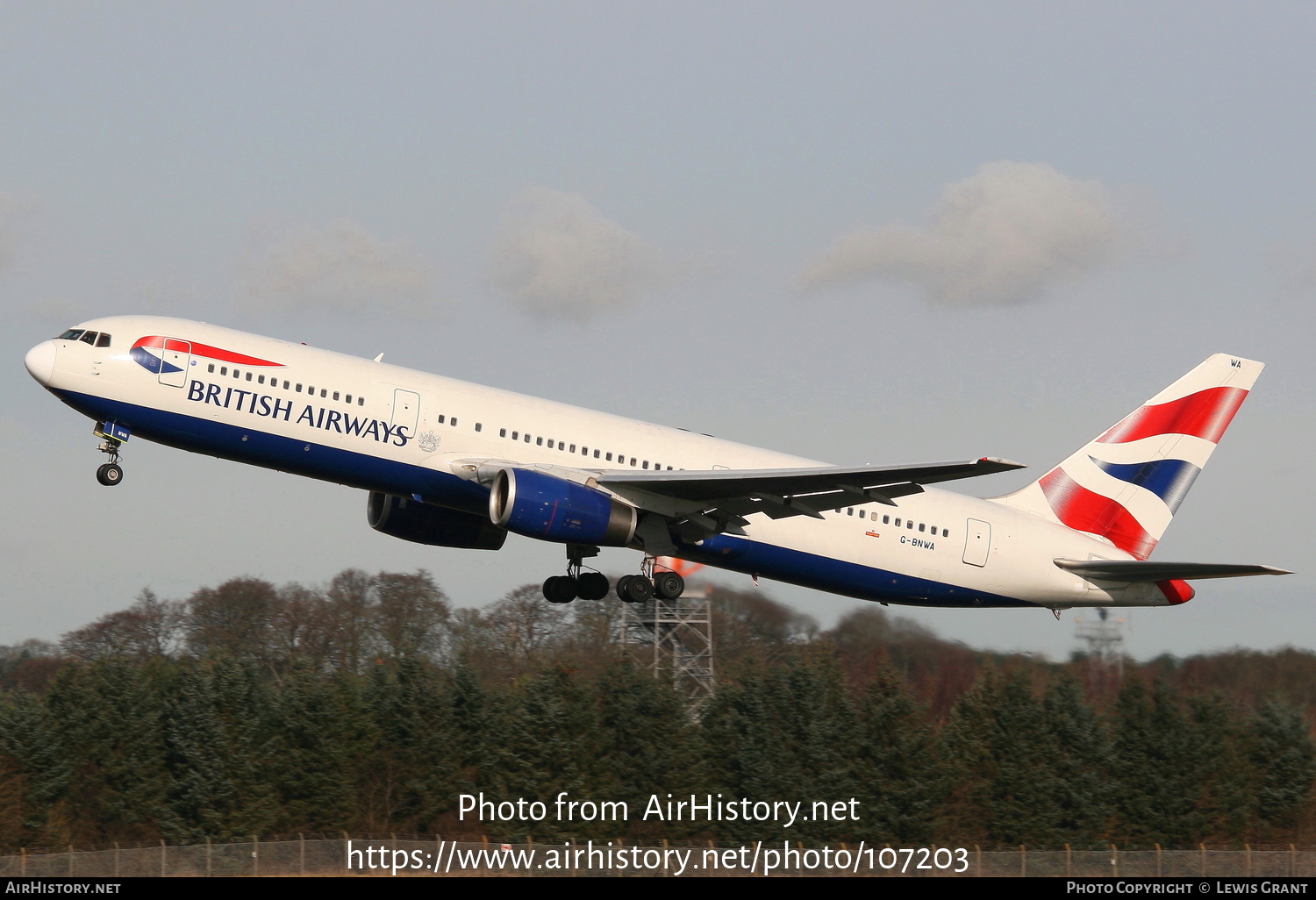 Aircraft Photo of G-BNWA | Boeing 767-336/ER | British Airways | AirHistory.net #107203