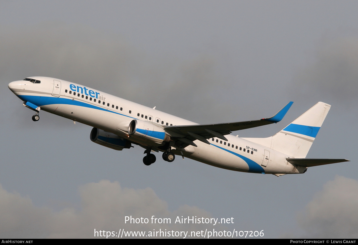 Aircraft Photo of SP-ENR | Boeing 737-8Q8 | Enter Air | AirHistory.net #107206