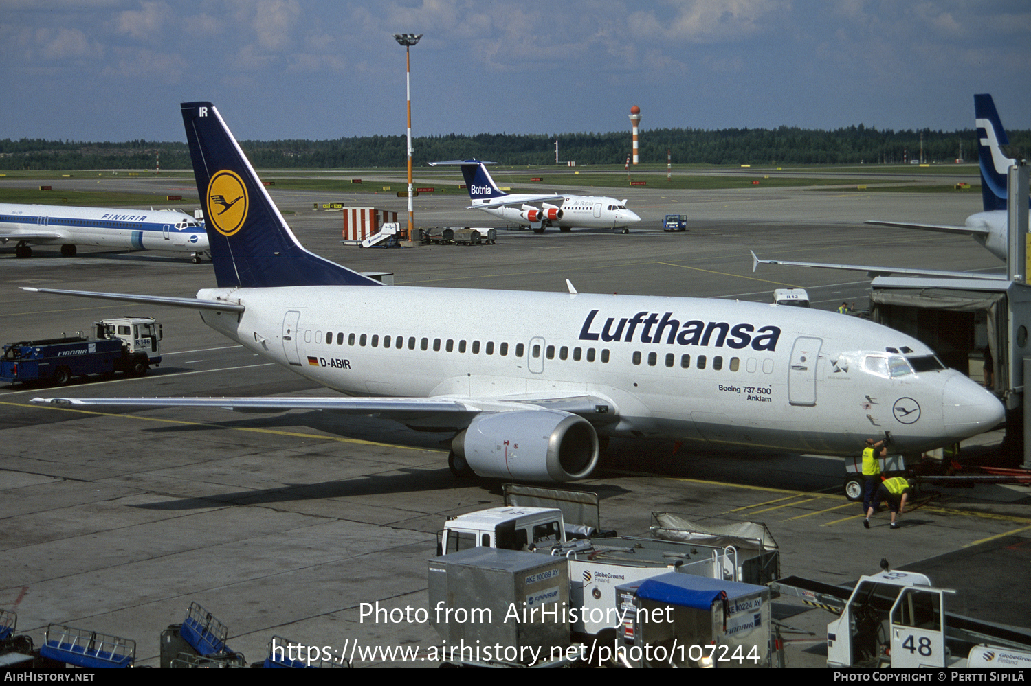 Aircraft Photo of D-ABIR | Boeing 737-530 | Lufthansa | AirHistory.net #107244