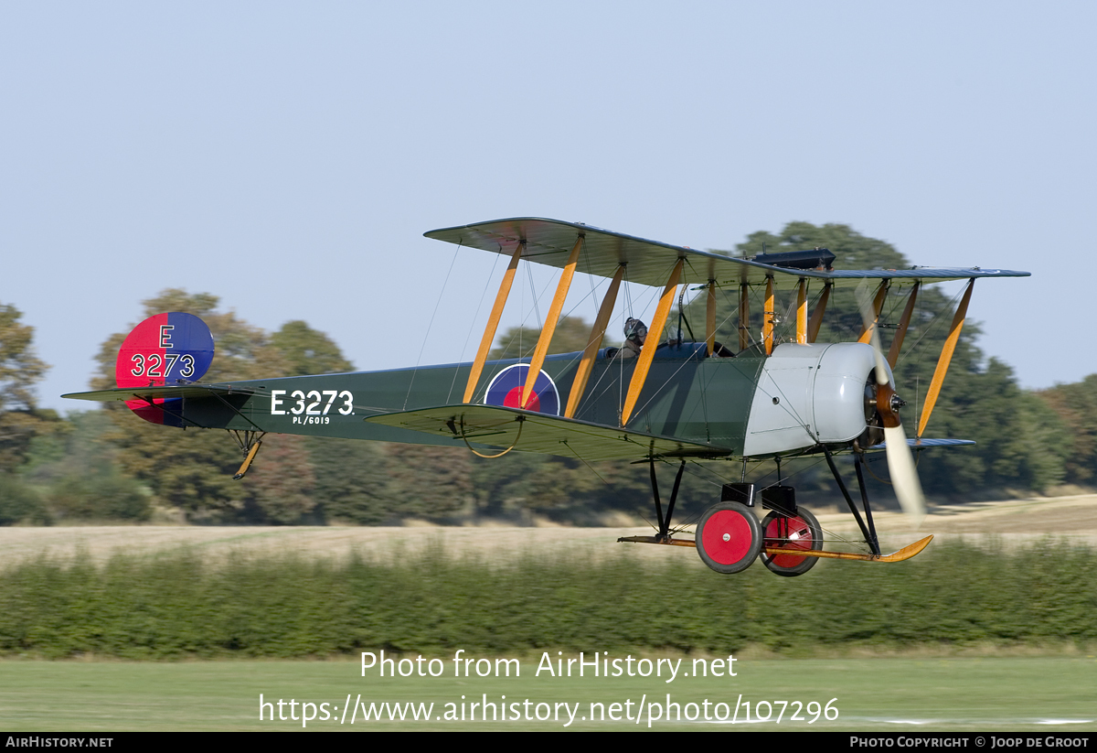 Aircraft Photo of G-ADEV / E3273 | Avro 504K | UK - Air Force | AirHistory.net #107296