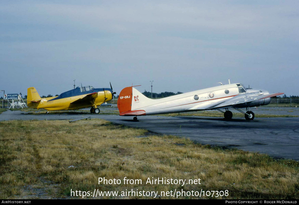 Aircraft Photo of CF-DRJ | Avro 652A Anson V | Kenting Aviation | AirHistory.net #107308