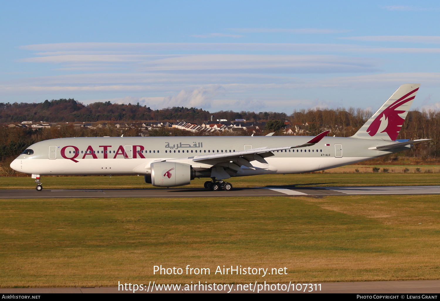 Aircraft Photo of A7-ALG | Airbus A350-941 | Qatar Airways | AirHistory.net #107311