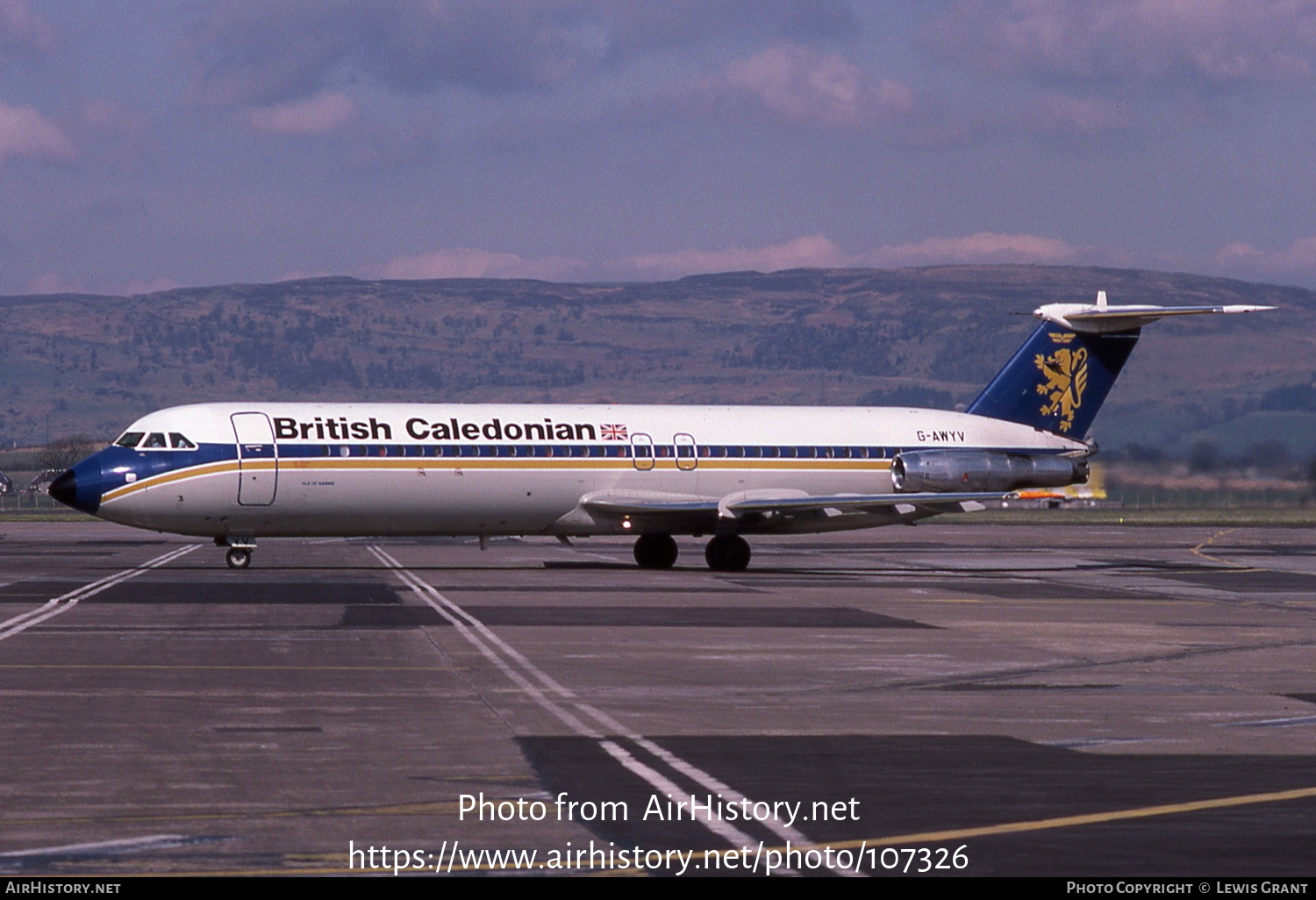 Aircraft Photo of G-AWYV | BAC 111-501EX One-Eleven | British Caledonian Airways | AirHistory.net #107326