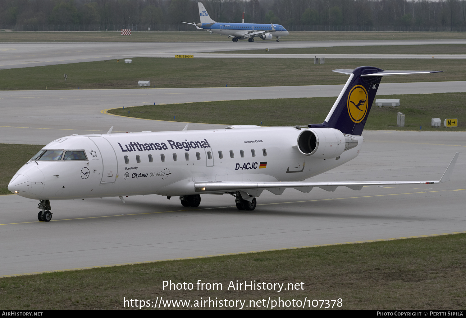 Aircraft Photo of D-ACJC | Canadair CRJ-200LR (CL-600-2B19) | Lufthansa Regional | AirHistory.net #107378