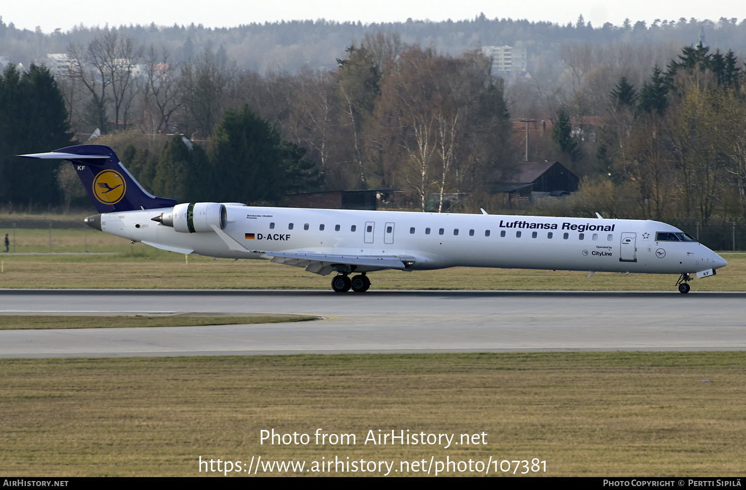 Aircraft Photo of D-ACKF | Bombardier CRJ-900LR (CL-600-2D24) | Lufthansa Regional | AirHistory.net #107381