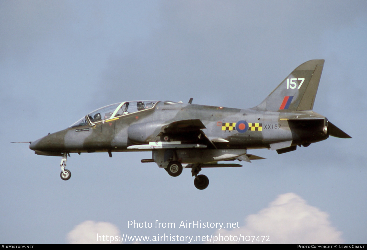 Aircraft Photo of XX157 | Hawker Siddeley Hawk T.1A | UK - Air Force | AirHistory.net #107472