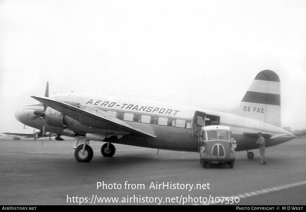 Aircraft Photo of OE-FAE | Vickers 657 Viking 1 | Aero Transport | AirHistory.net #107530