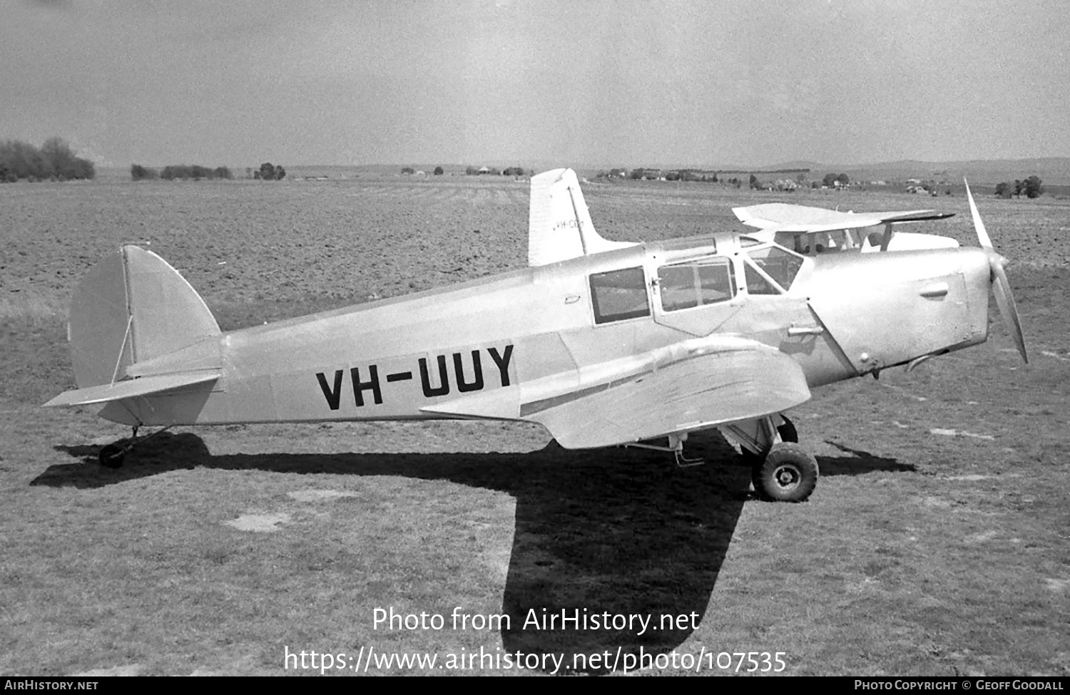 Aircraft Photo of VH-UUY | British Aircraft BA Eagle 2 | AirHistory.net #107535