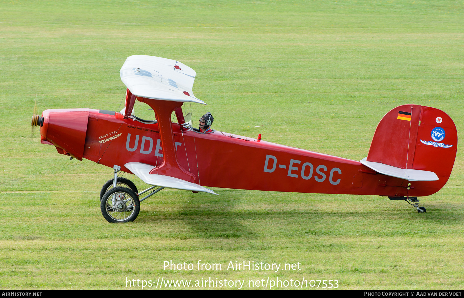 Aircraft Photo of D-EOSC | Udet U-12K Flamingo (replica) | Oldtimer Segelflugclub Wasserkuppe | AirHistory.net #107553