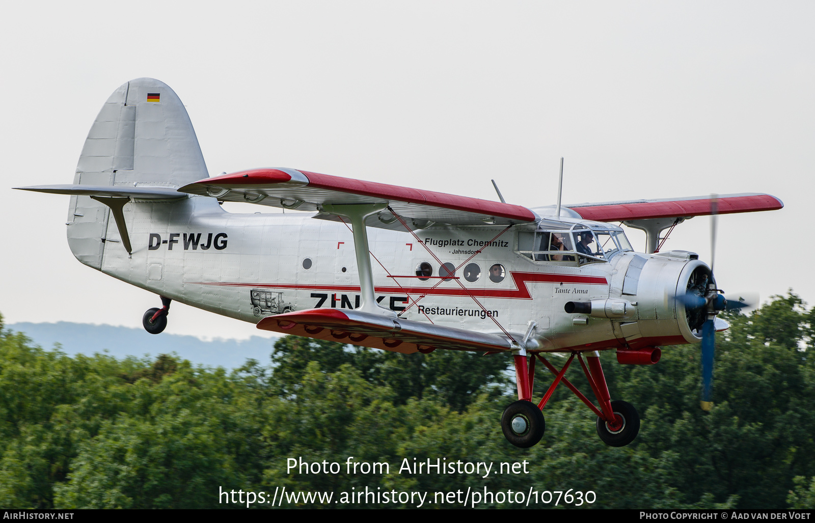 Aircraft Photo of D-FWJG | Antonov An-2TD | Zinke Restaurierungen | AirHistory.net #107630