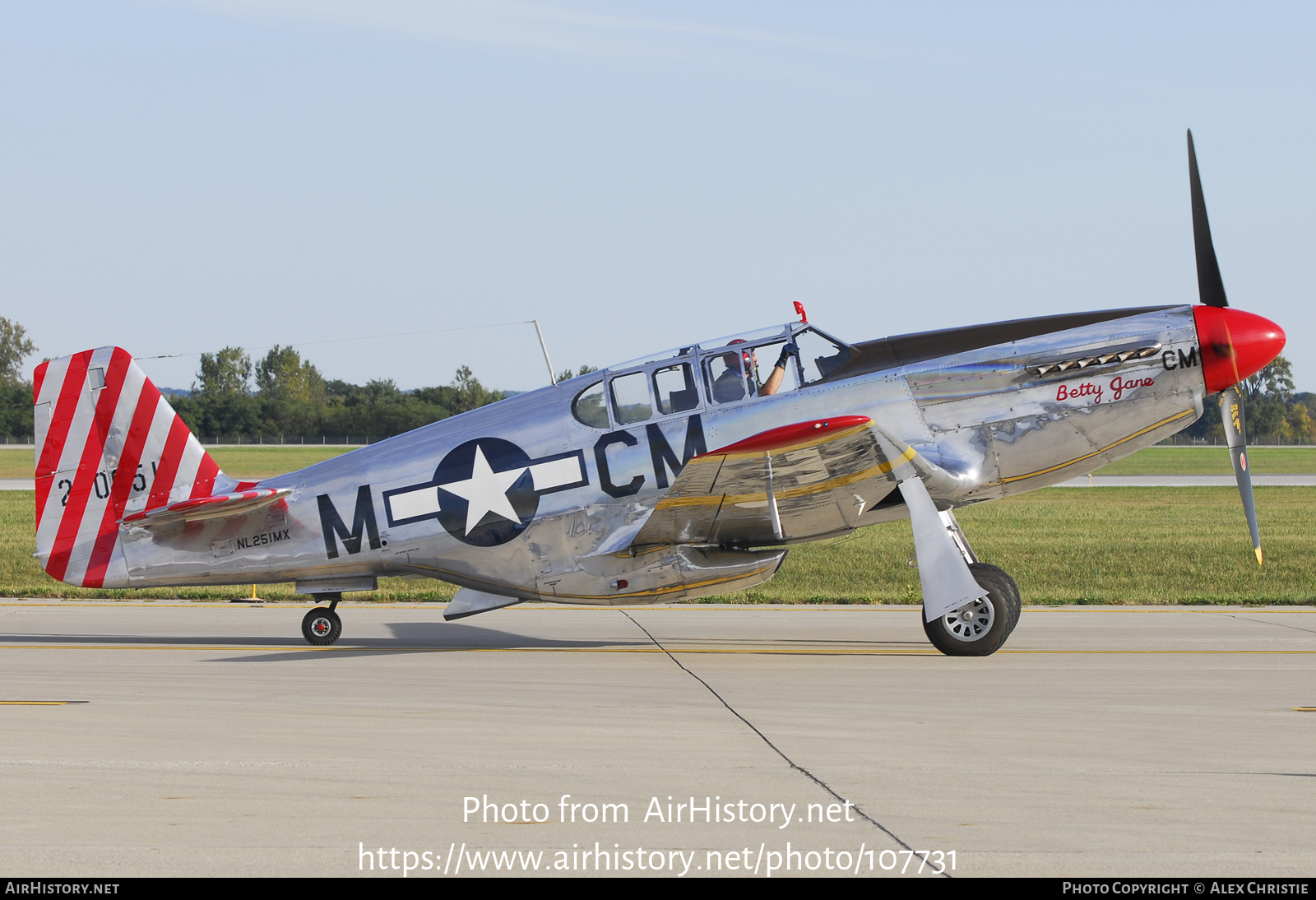 Aircraft Photo of N251MX / NL251MX / 210651 | North American P-51C Mustang | USA - Air Force | AirHistory.net #107731