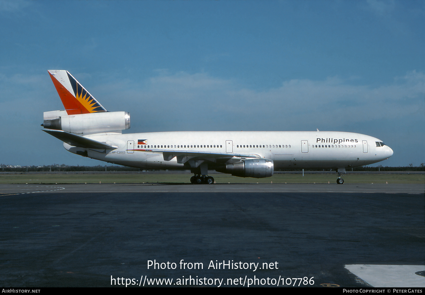 Aircraft Photo of RP-C2003 | McDonnell Douglas DC-10-30 | Philippine Airlines | AirHistory.net #107786