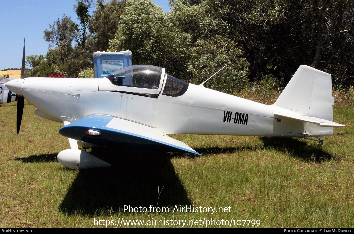 Aircraft Photo of VH-OMA | Van's RV-6 | AirHistory.net #107799