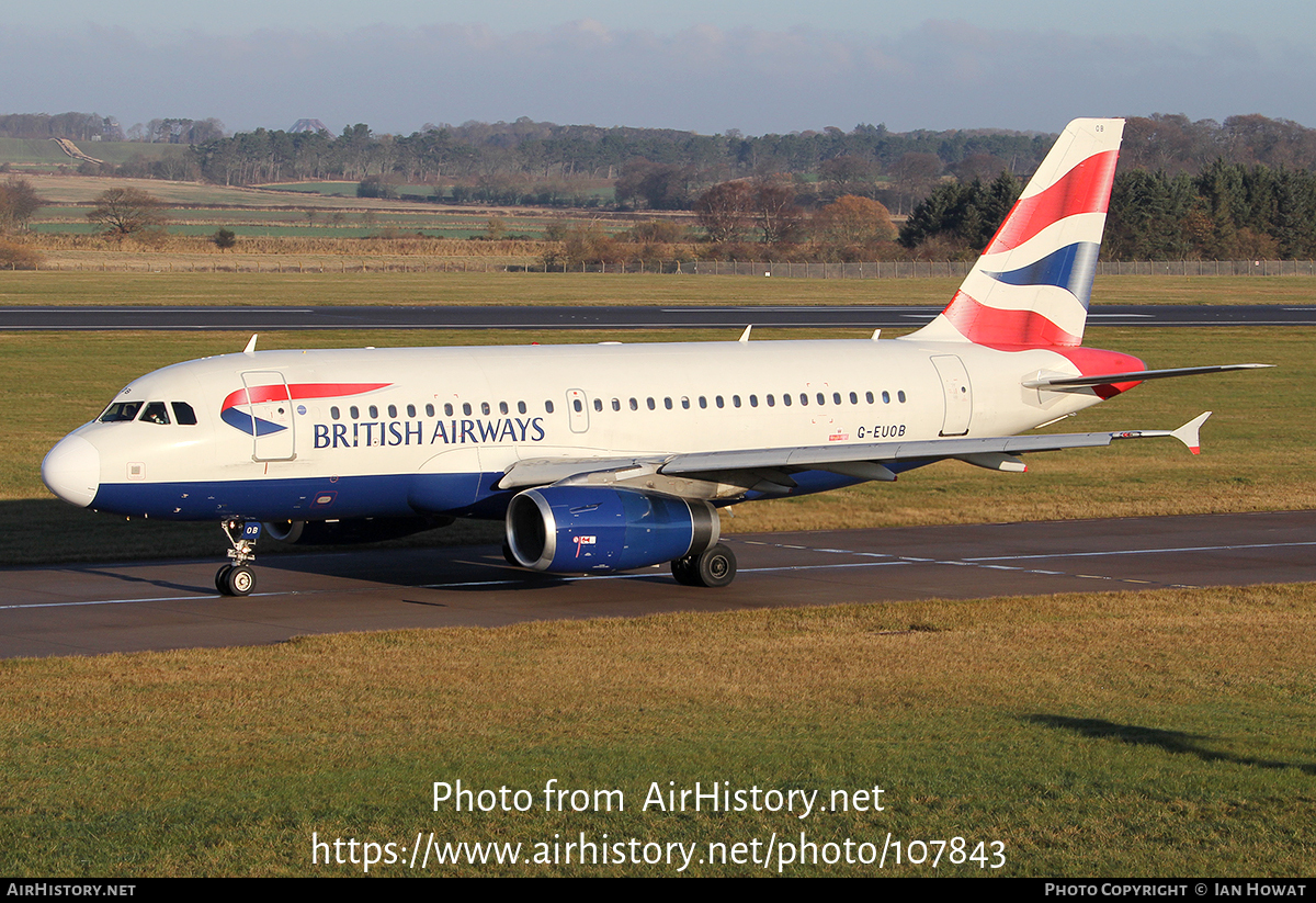 Aircraft Photo of G-EUOB | Airbus A319-131 | British Airways | AirHistory.net #107843