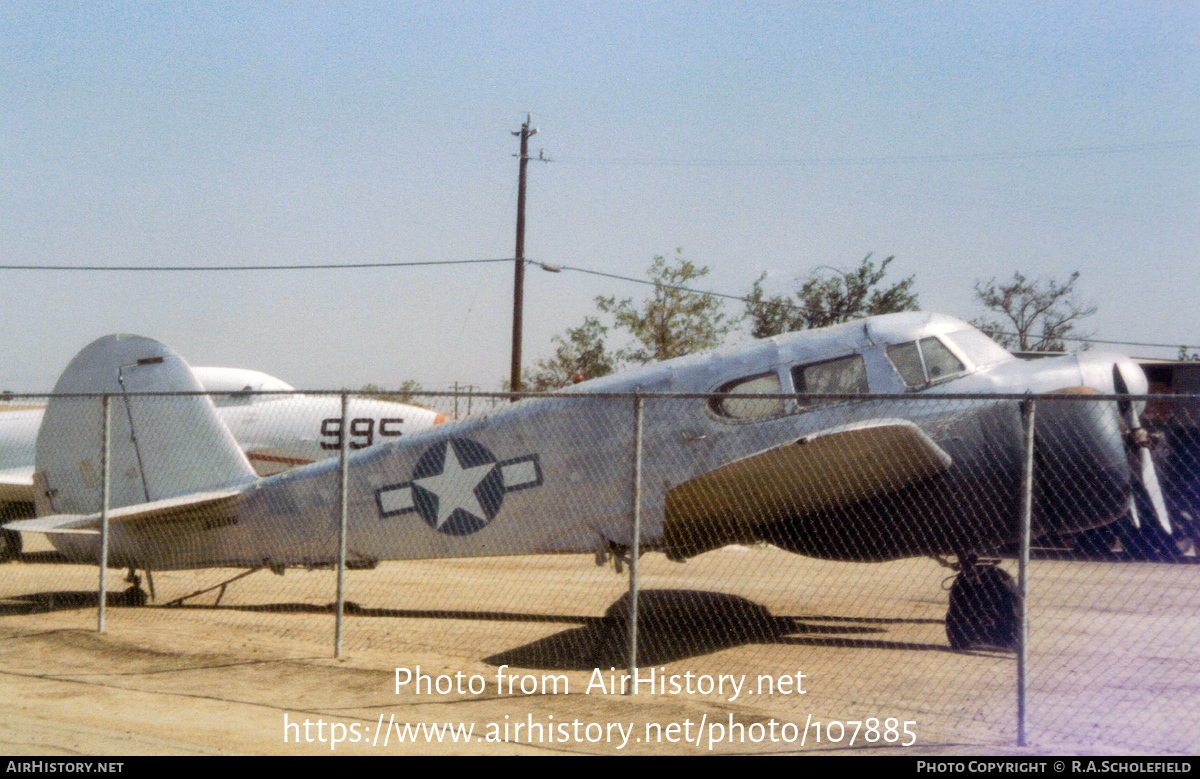 Aircraft Photo of N73580 | Cessna AT-17 Bobcat (T-50) | USA - Air Force | AirHistory.net #107885