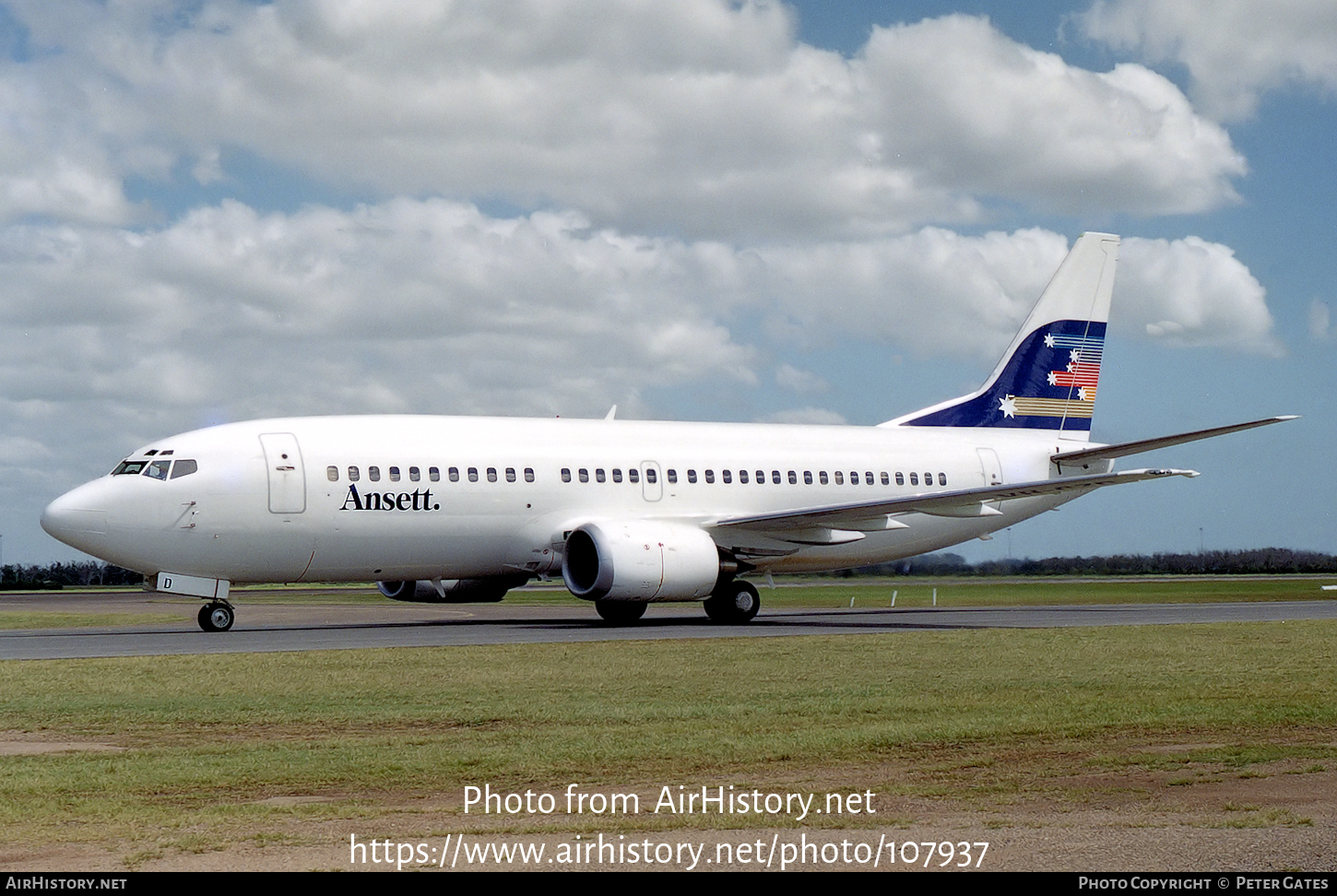 Aircraft Photo of VH-CZD | Boeing 737-377 | Ansett | AirHistory.net #107937