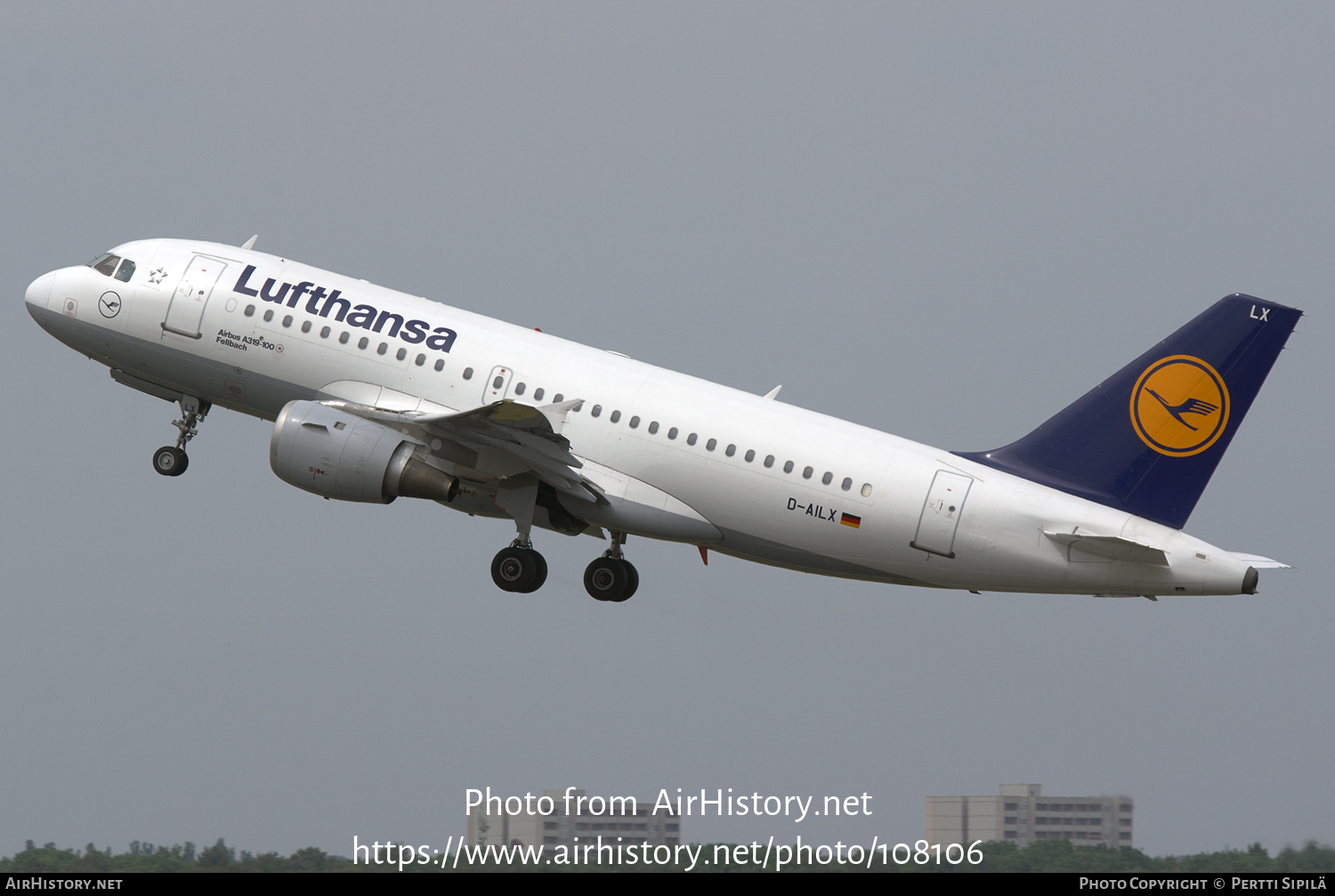 Aircraft Photo of D-AILX | Airbus A319-114 | Lufthansa | AirHistory.net #108106