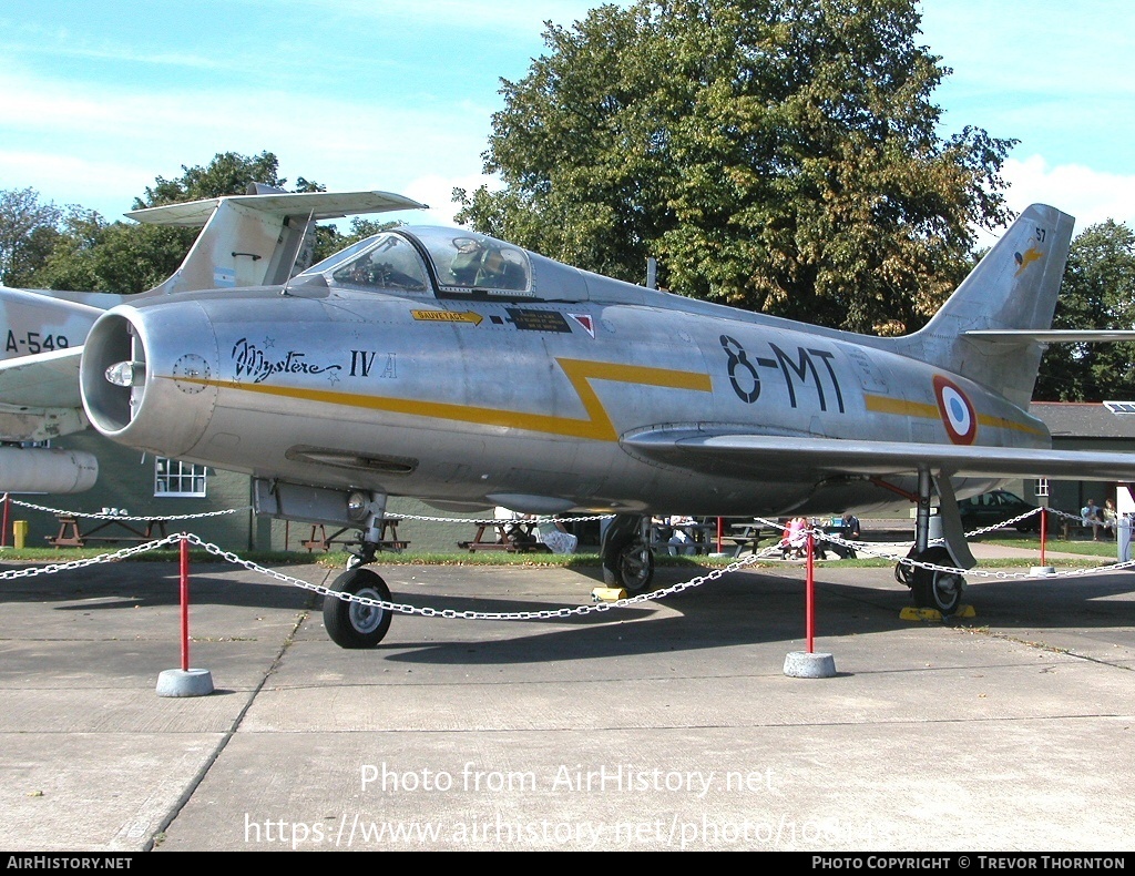 Aircraft Photo of 57 | Dassault MD-454 Mystere IV A | France - Air Force | AirHistory.net #108143