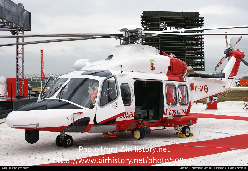 Aircraft Photo of MM81741 | AgustaWestland AW-139CP | Italy - Guardia Costiera | AirHistory.net #108194