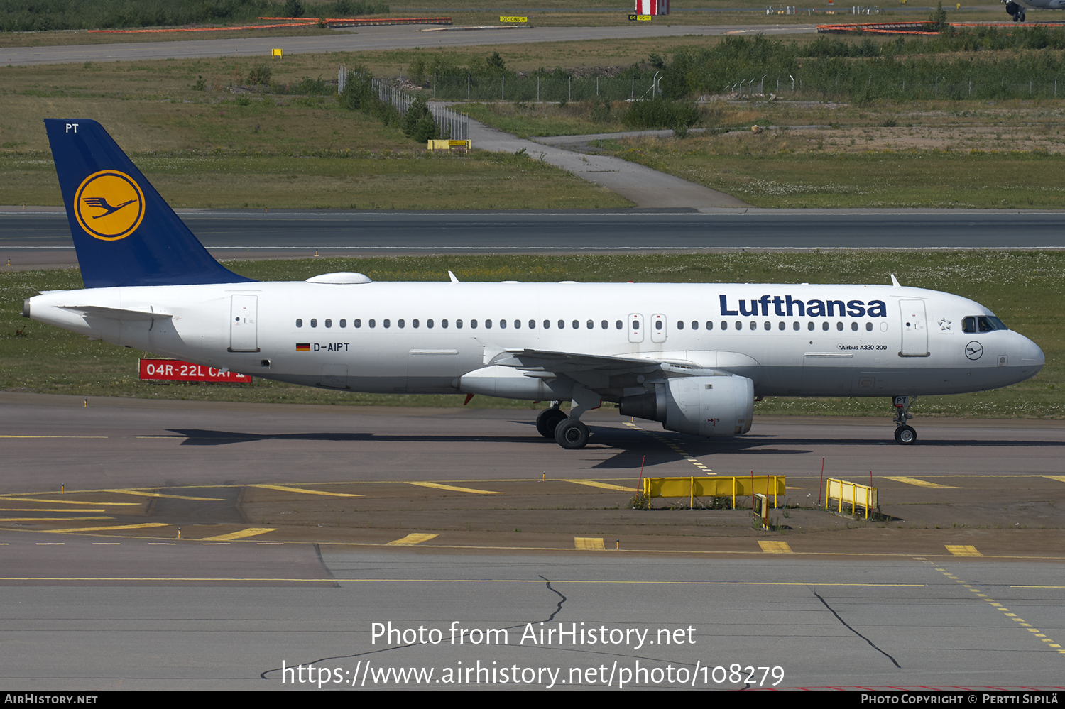 Aircraft Photo of D-AIPT | Airbus A320-211 | Lufthansa | AirHistory.net #108279