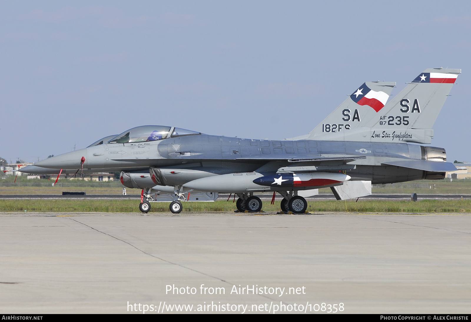 Aircraft Photo of 87-0235 / AF87-235 | General Dynamics F-16C Fighting Falcon | USA - Air Force | AirHistory.net #108358