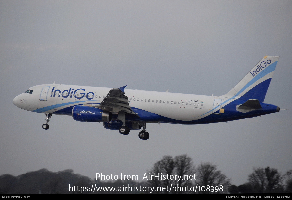 Aircraft Photo of VT-INO | Airbus A320-232 | IndiGo | AirHistory.net #108398