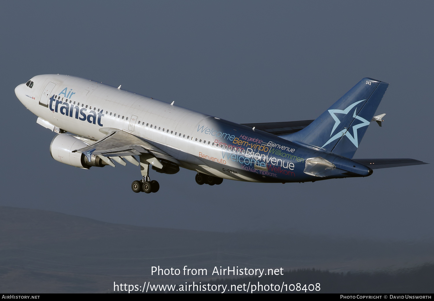 Aircraft Photo of C-GTSH | Airbus A310-304 | Air Transat | AirHistory.net #108408