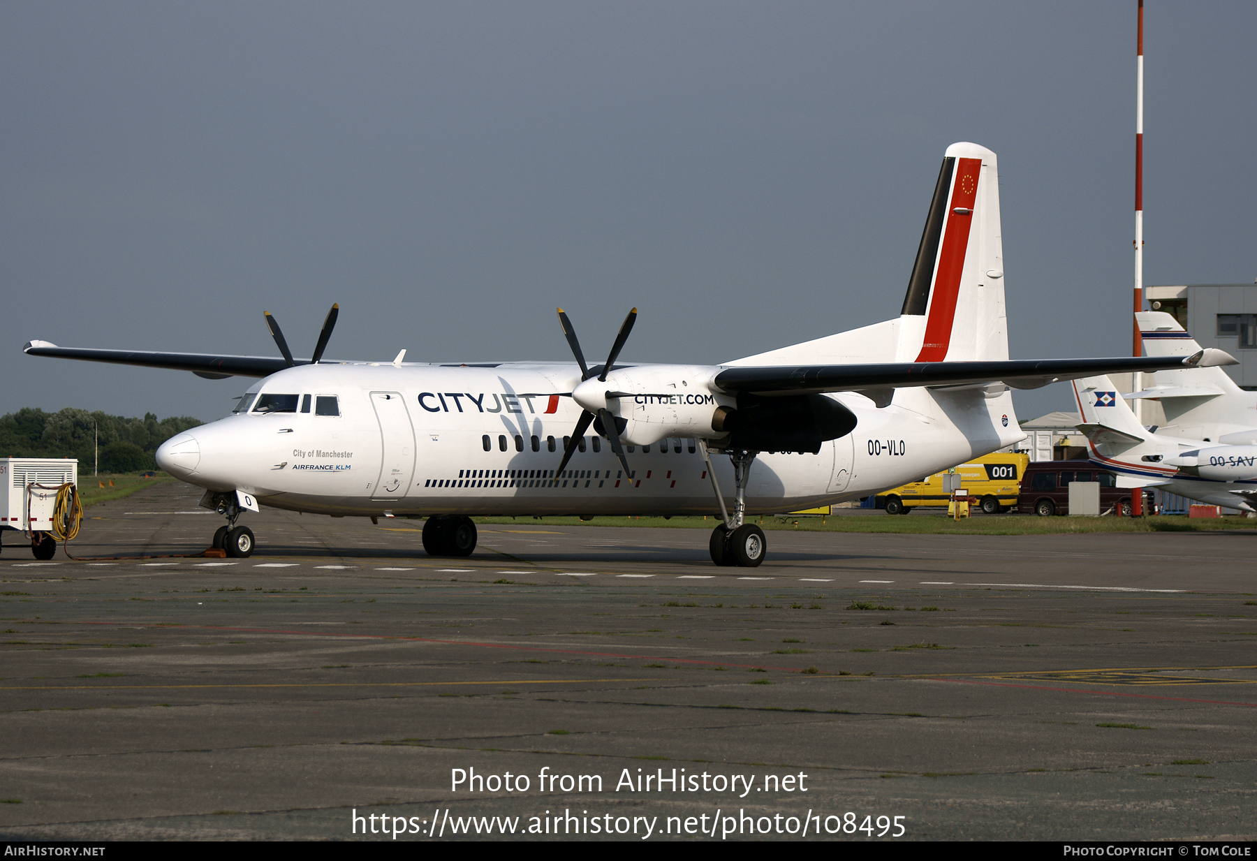 Aircraft Photo of OO-VLO | Fokker 50 | CityJet | AirHistory.net #108495