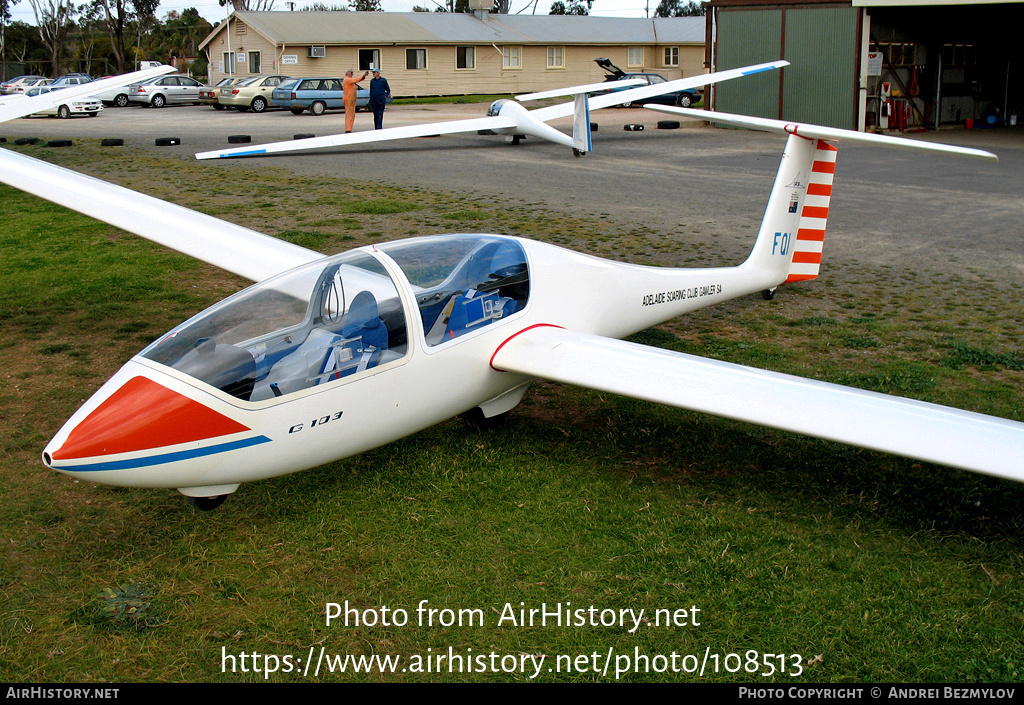 Aircraft Photo of VH-FQI | Grob G-103 Twin II | Adelaide Soaring Club | AirHistory.net #108513