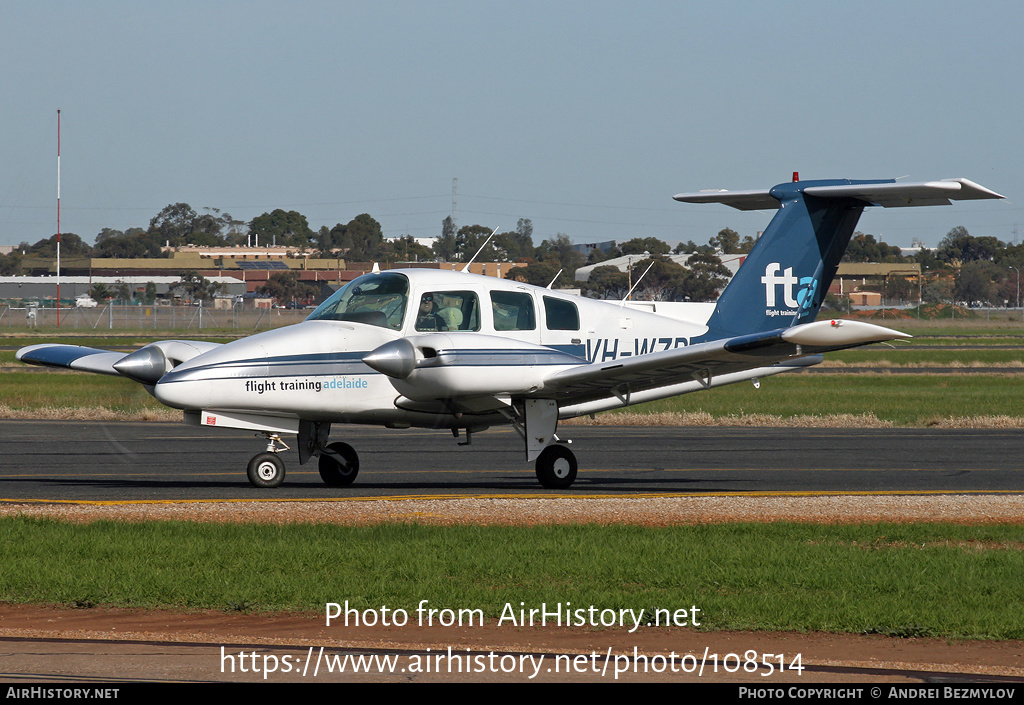 Aircraft Photo of VH-WZB | Beech 76 Duchess | Flight Training Adelaide - FTA | AirHistory.net #108514