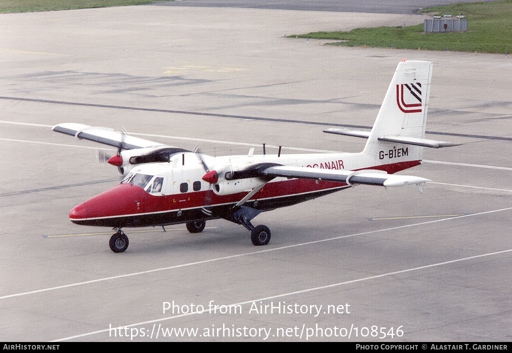 Aircraft Photo of G-BIEM | De Havilland Canada DHC-6-310 Twin Otter | Loganair | AirHistory.net #108546