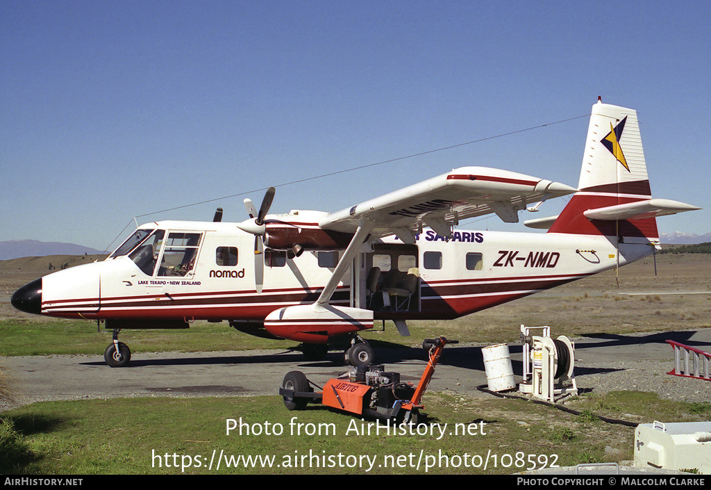 Aircraft Photo of ZK-NMD | GAF N-24A Nomad | Air Safaris | AirHistory.net #108592