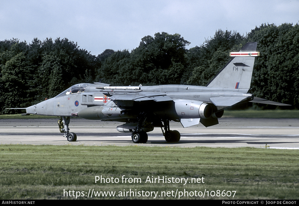 Aircraft Photo of XZ107 | Sepecat Jaguar GR3A | UK - Air Force | AirHistory.net #108607