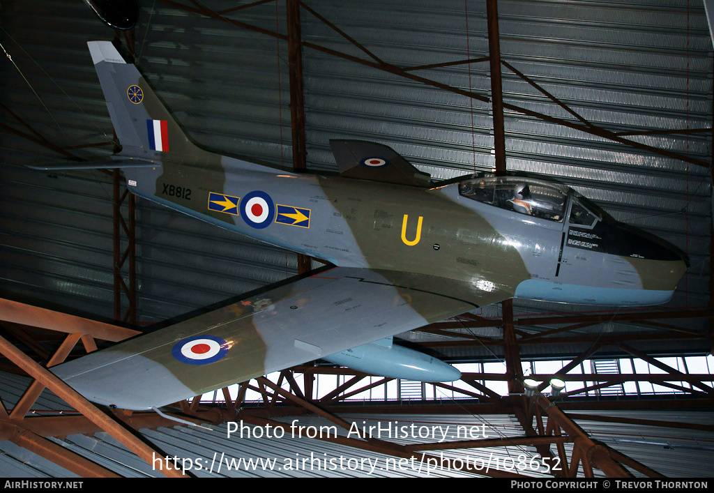 Aircraft Photo of XB812 | Canadair CL-13 Sabre F.4 | UK - Air Force | AirHistory.net #108652