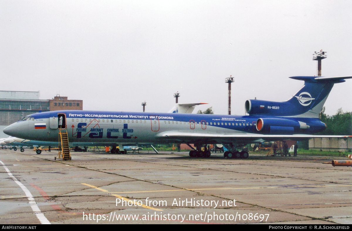 Aircraft Photo of RA-85317 | Tupolev Tu-154M/Testbed | Gromov Flight Research Institute | AirHistory.net #108697