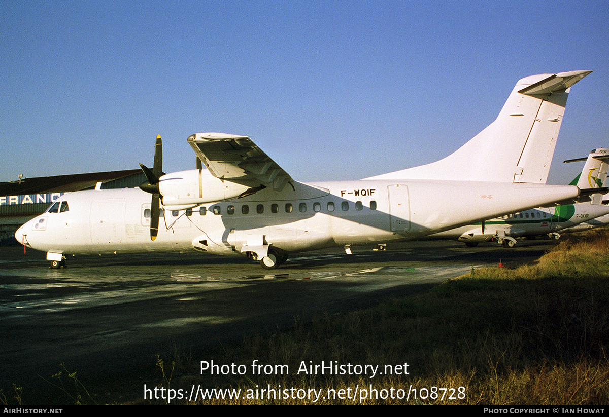 Aircraft Photo of F-WQIF | ATR ATR-42-300 | AirHistory.net #108728