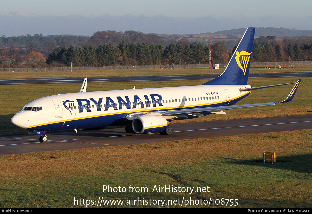 Aircraft Photo of EI-FIV | Boeing 737-8AS | Ryanair | AirHistory.net #108755