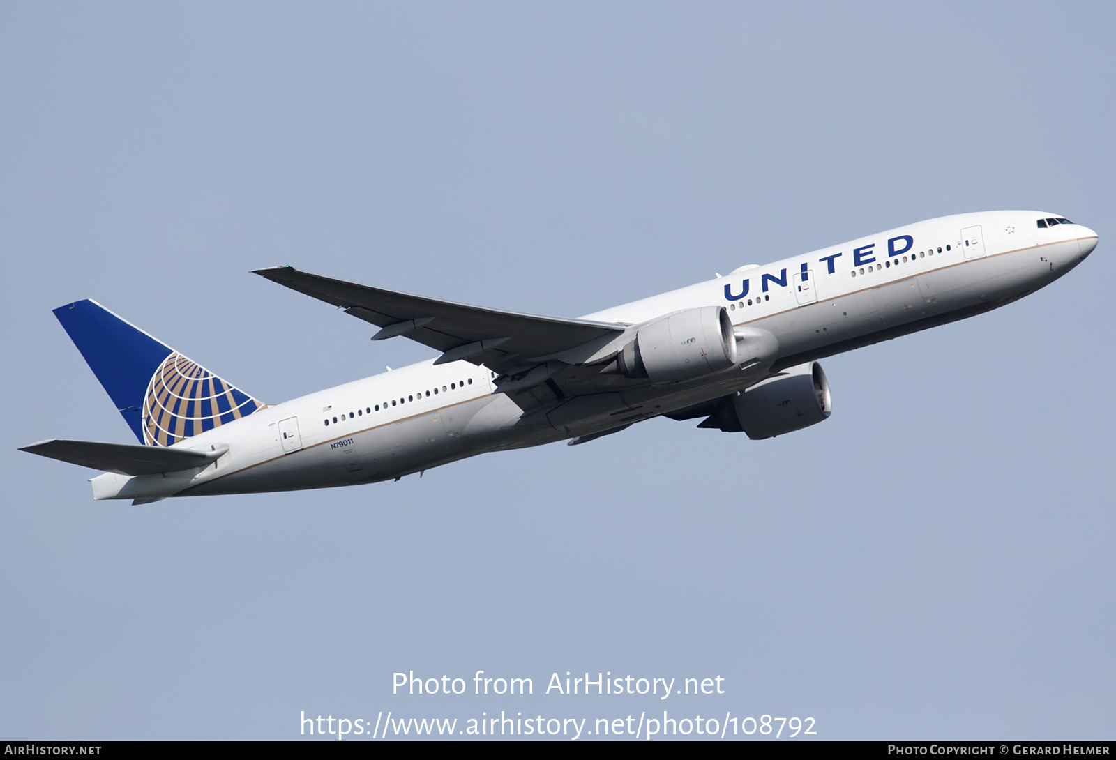 Aircraft Photo of N79011 | Boeing 777-224/ER | United Airlines | AirHistory.net #108792