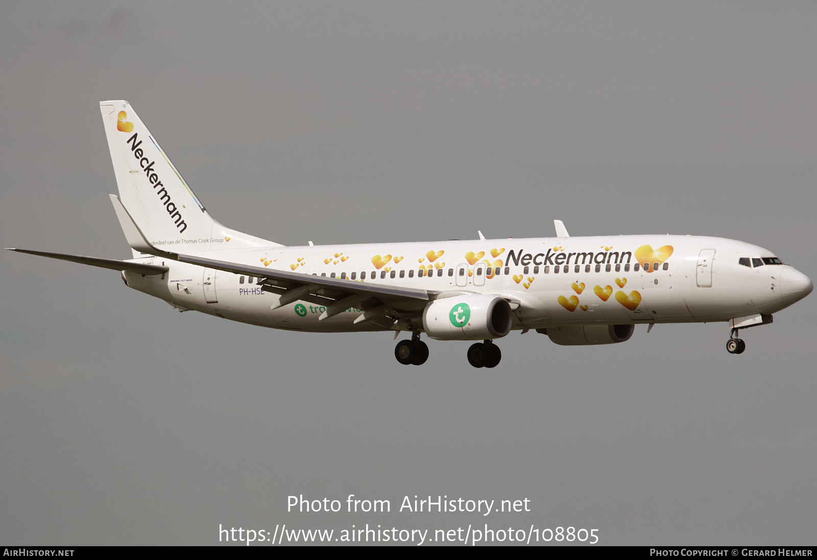 Aircraft Photo of PH-HSE | Boeing 737-8K2 | Transavia | AirHistory.net #108805